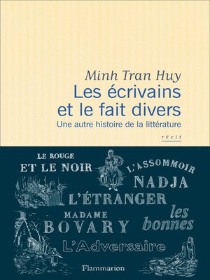 cover image of Les écrivains et le faits divers